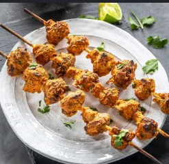MUSHROOM TIKKA ( SPICE MARINATED MUSHROOM COOKED TANDOOR )